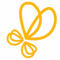 BFF Butterfly Icon Yellow-01